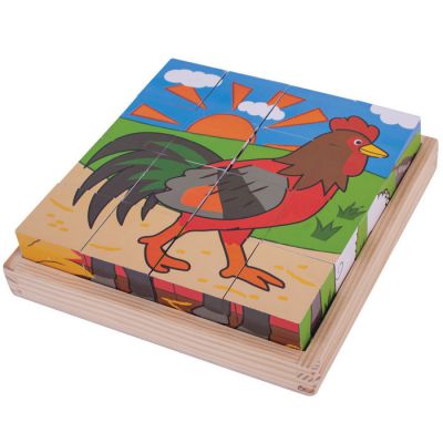 Bigjigs Farm Cube Puzzle (£10.99)